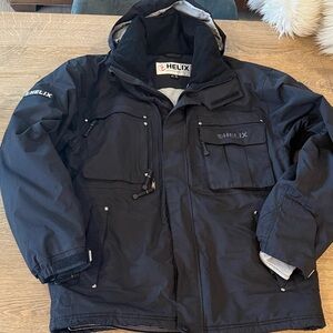 Helix Men's Black Snowboard Jacket